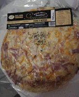 Pizza fresca familiar gourmet