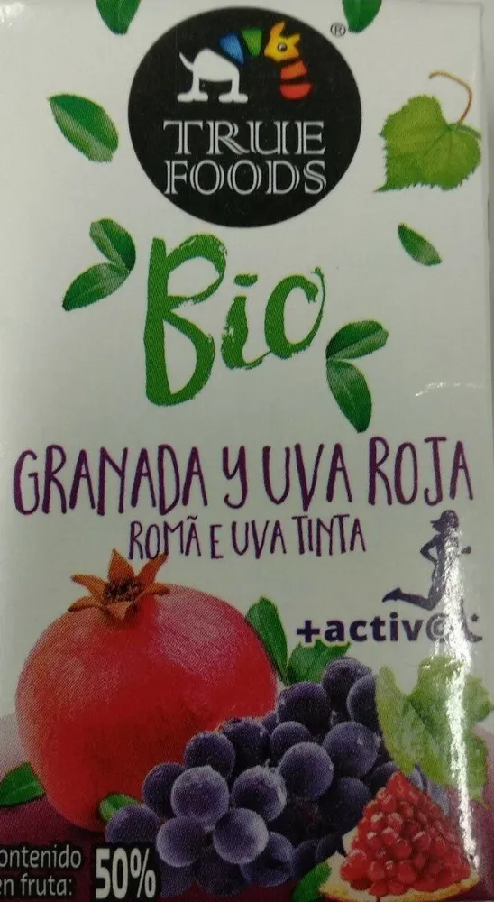 Zumo granada y uva roja