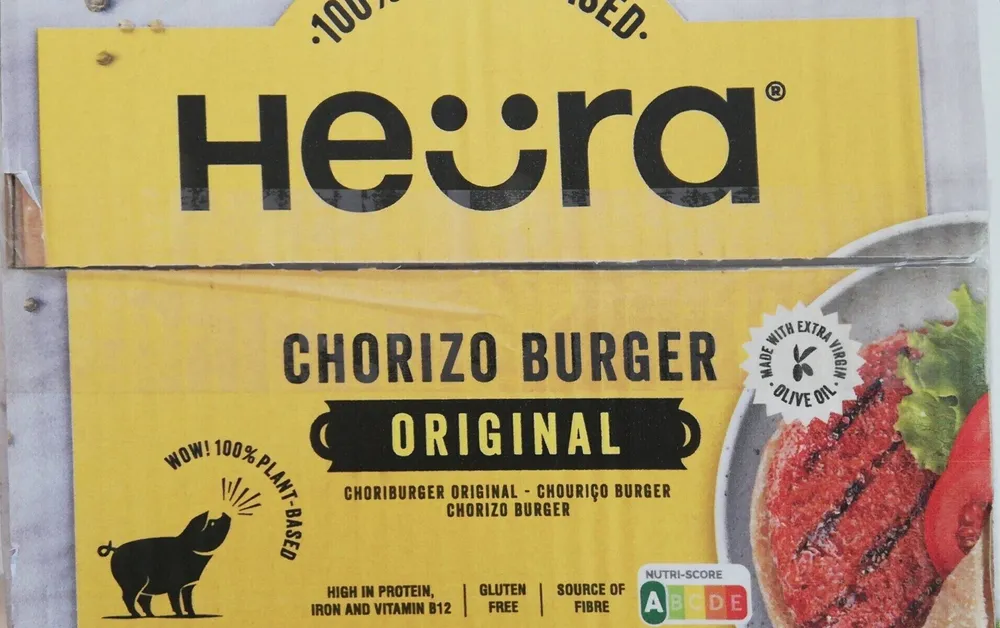 100% plant based Chorizo Burger