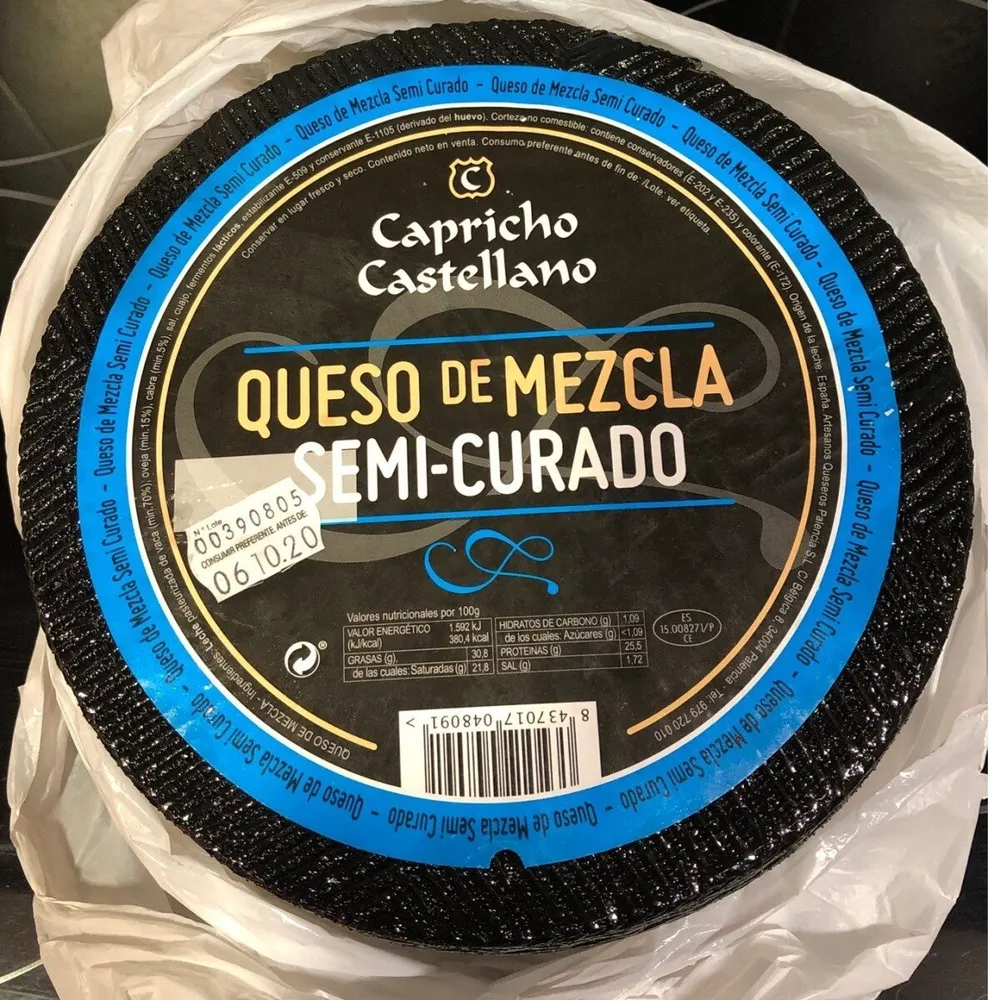 Queso de mezcla semicurado