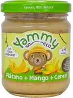 Tarrito ecológico sin gluten de mango, arándanos