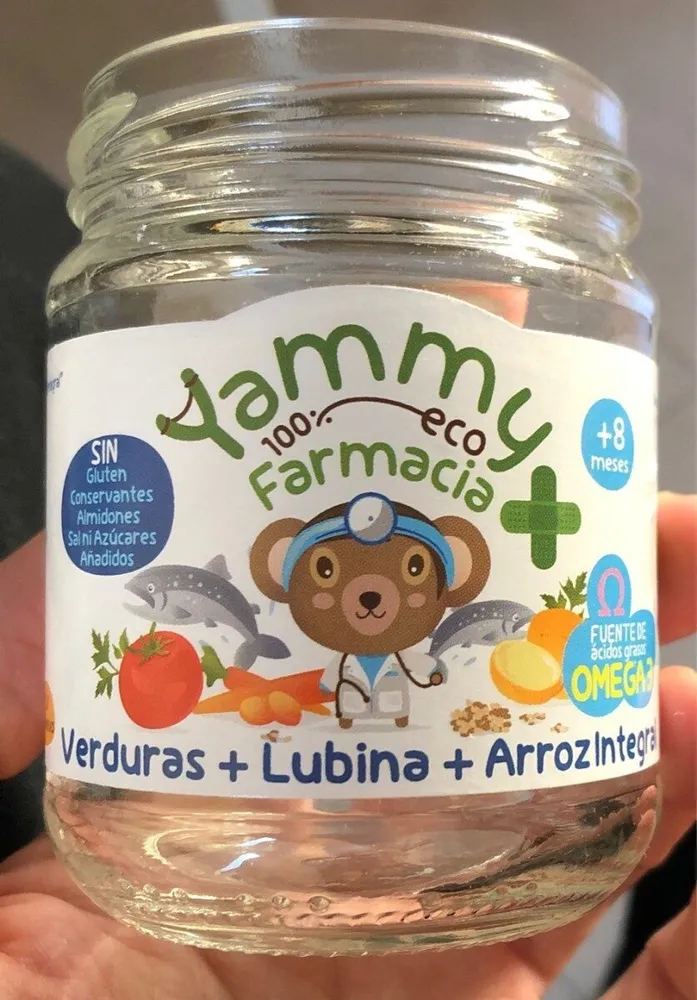 Verduras+Lubina+Arroz integral