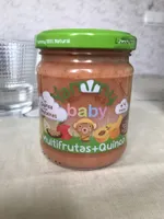 Tarrito ecológico sin gluten de multifrutas y