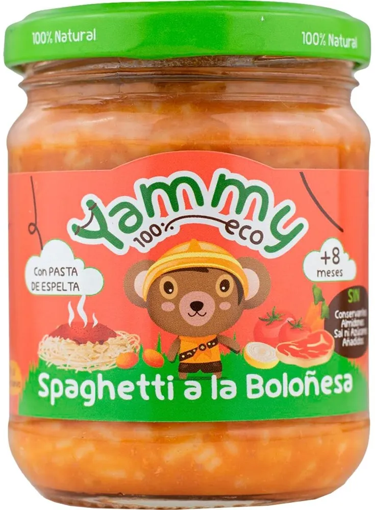 Tarrito Yammy de Spaghetti Boloñesa