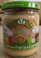 Tarrito Yammy de Manzana, Pera y Cereales