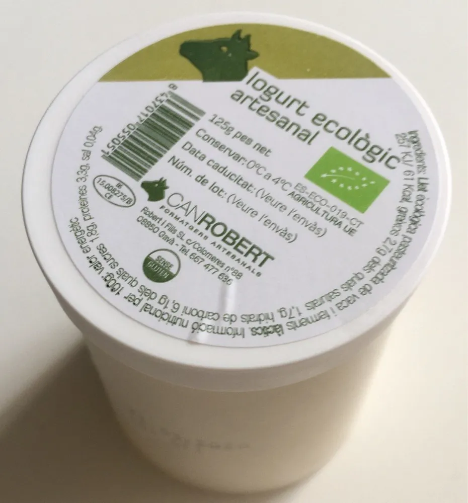 Iogurt ecológico Can Robert