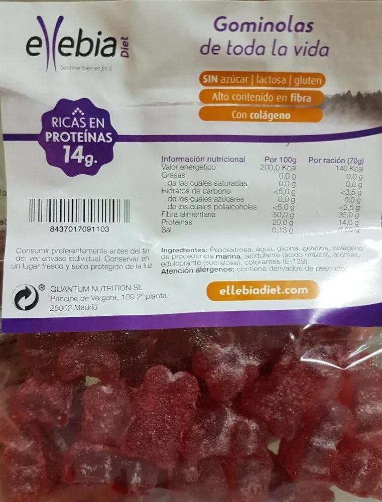 Gominolas de toda la vida