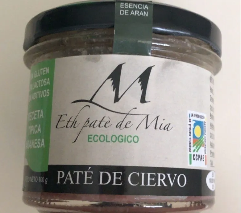 ETH PATÉ DE MIA (Paté de ciervo ecológico)
