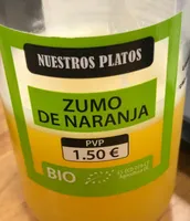 Zumo de naranja bio