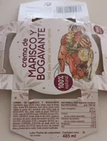 Crema de mariscos y bogavante