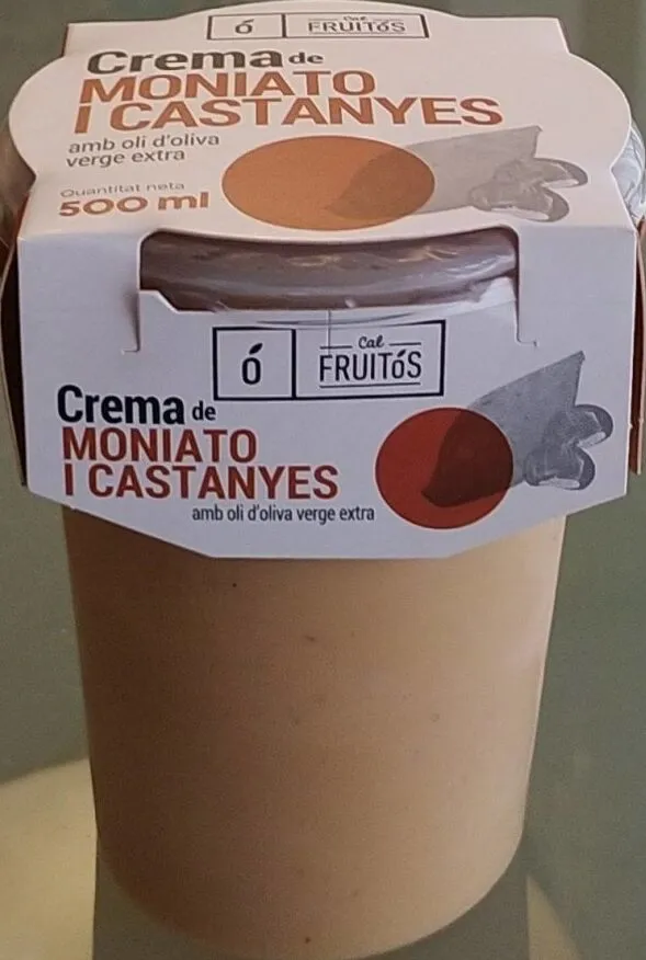 Crema de moniato i castanyes
