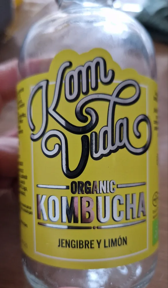 Organic Kombucha Jengibre y Limón