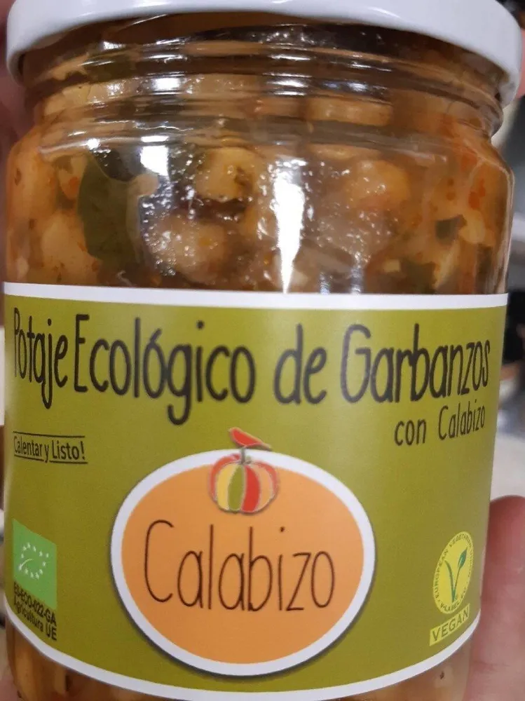 Potaje ecológico de garbanzos