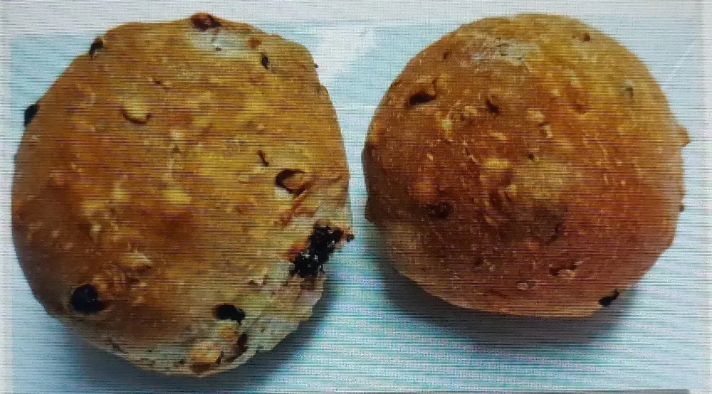 Pan de arándanos con nueces
