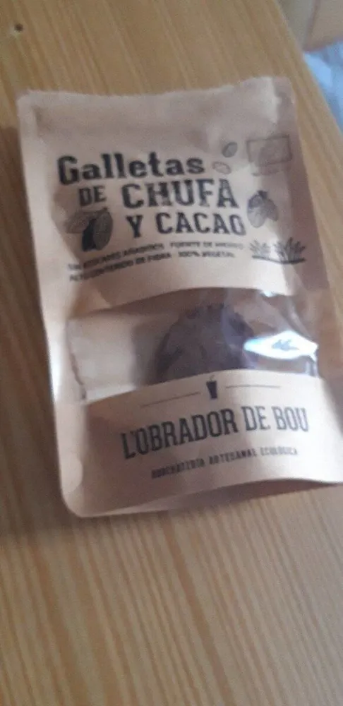 Galletas de chufa y cacao
