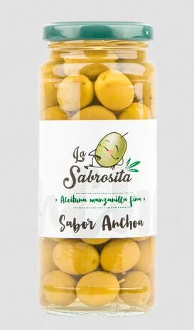 Aceitunas sabor anchoa
