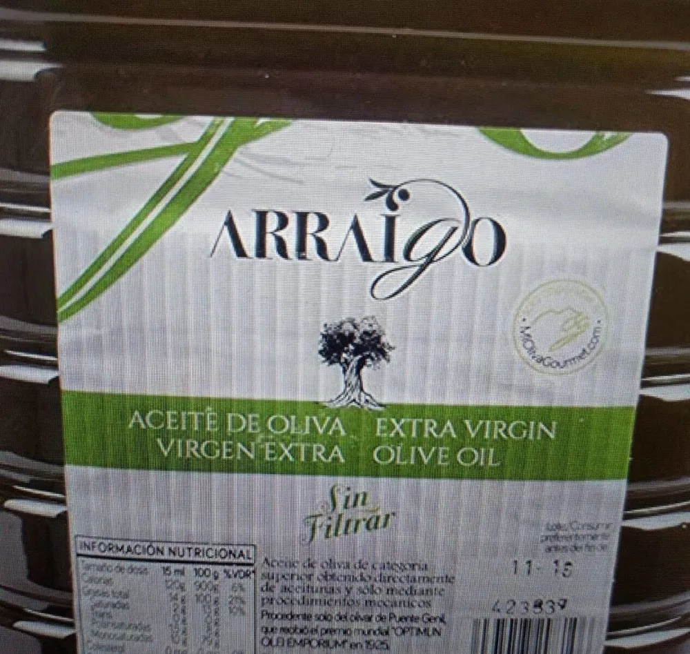Aceite de Oliva Virgen Extra-Sin Filtrar