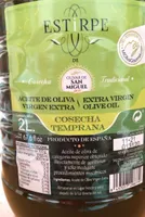 Aceite de oliva virgen extra cosecha temprana
