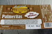 Palmeritas sin gluten