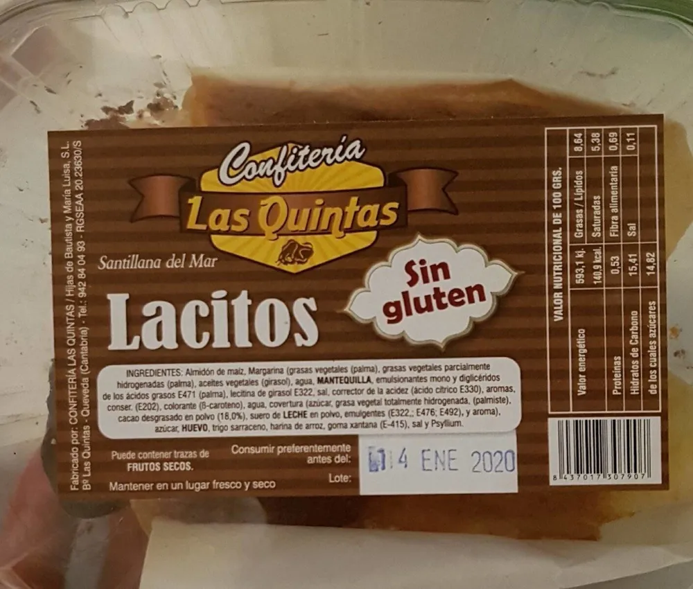 Lacitos sin gluten
