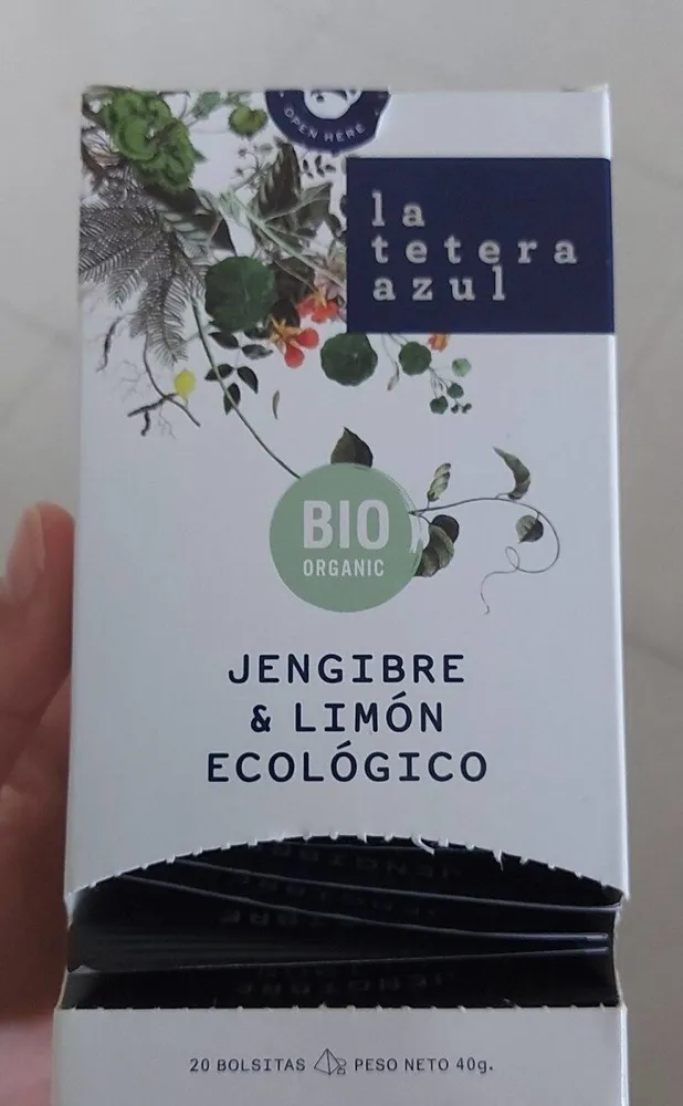 Té BIO Organic de Jengibre y Limón Ecológico