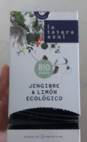 Té BIO Organic de Jengibre y Limón Ecológico