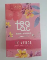 Infusiones Instantáneas. Té verde sabor frutos rojos