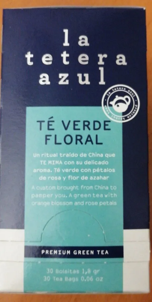 Té verde floral