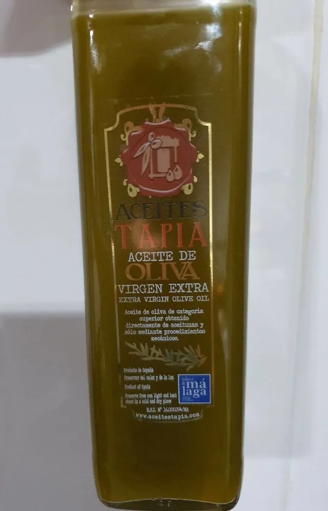 Aceite de oliva virgen extra sin filtrar