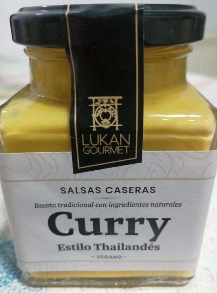 Salsa curry estilo thailandes