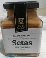Salsa setas con verduras