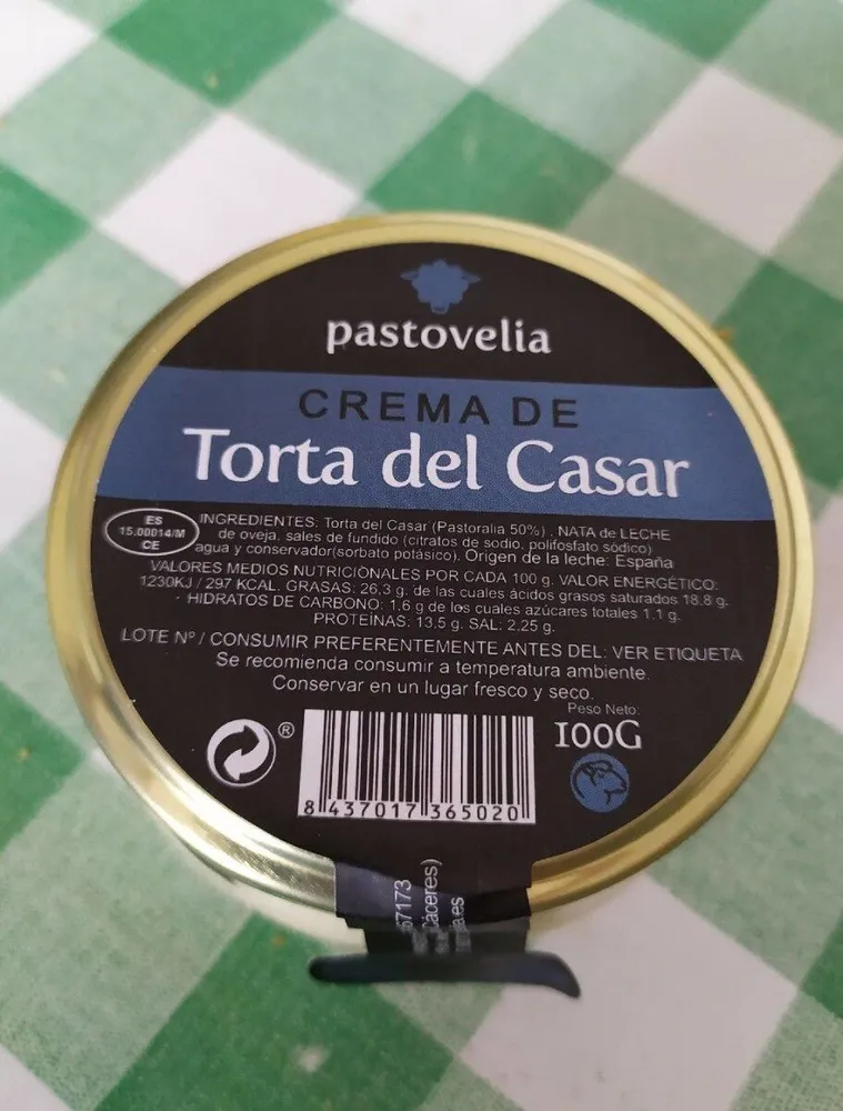 Crema de torta del casar
