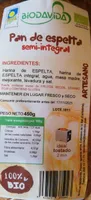 Pan de molde de espelta semi integral