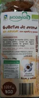 Galletas de avena sin azúcar con espelta y pasas