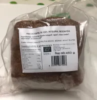 Pan de espelta 100% integral