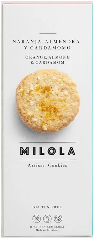 Cookie de naranja, almendra y cardamomo