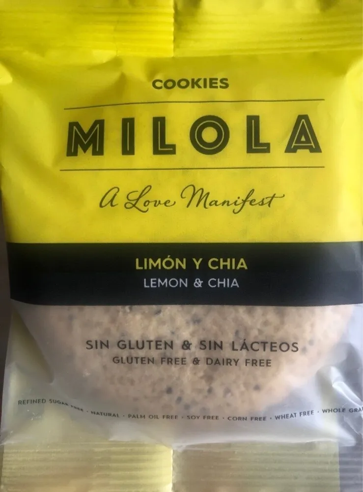 Cookies limón y chía