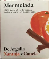 Mermelada extra Naranja y Canela