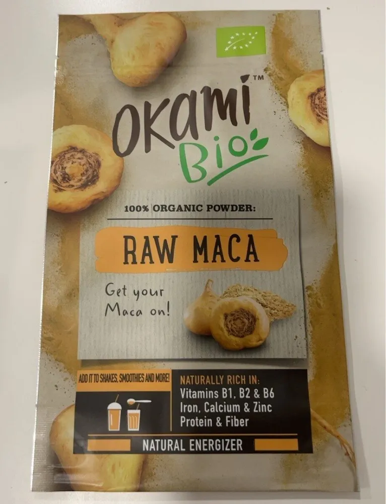 Maca cruda en polvo