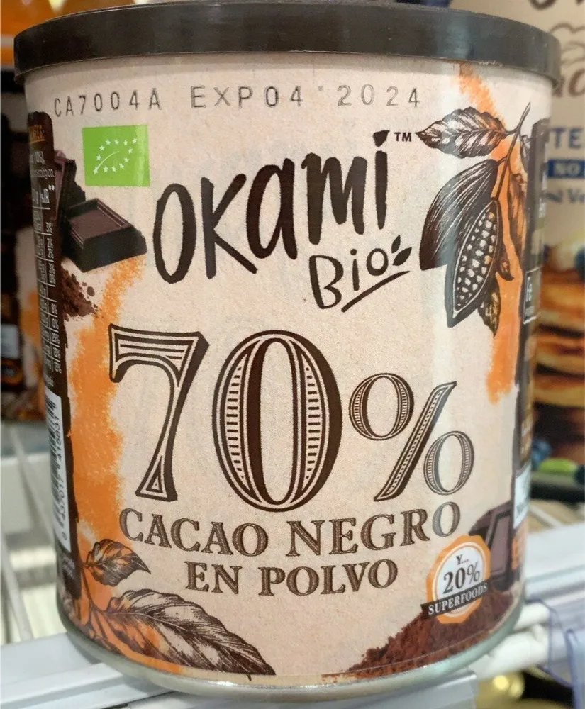 Cacao en polvo 70%