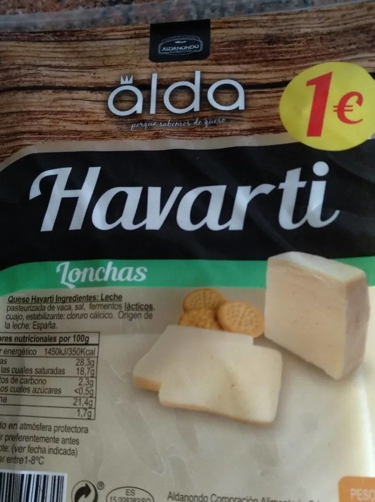 Havarti lonchas
