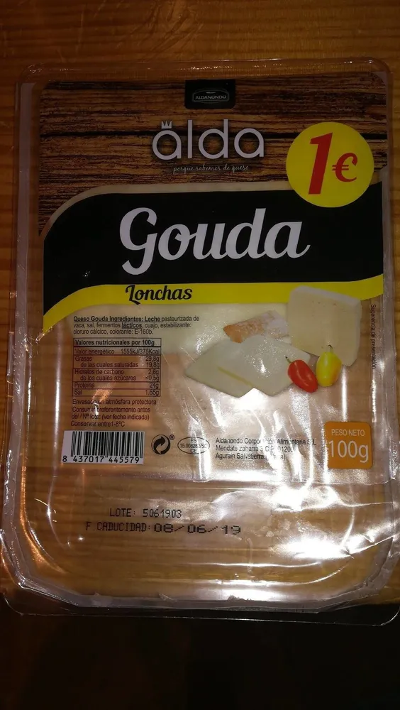 Gouda lonchas