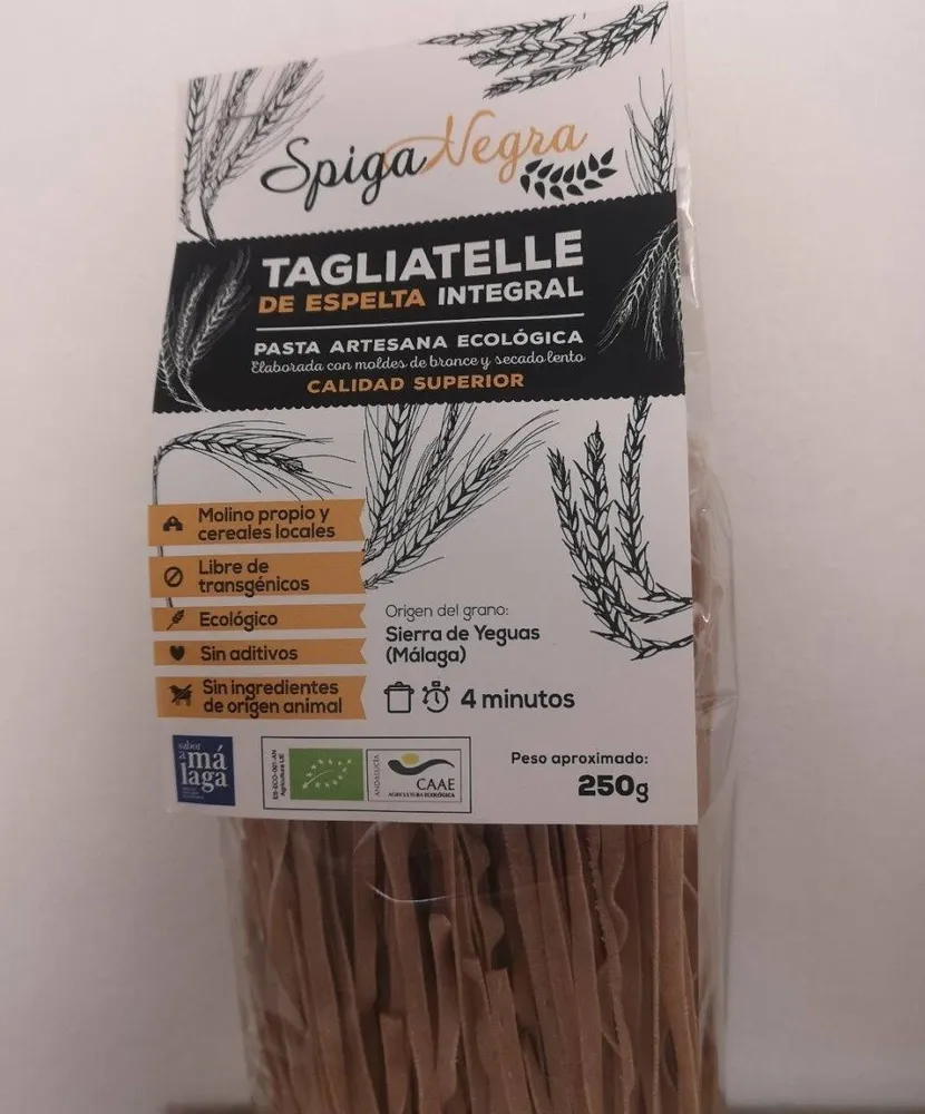 Taglietelle de Espelta Integral