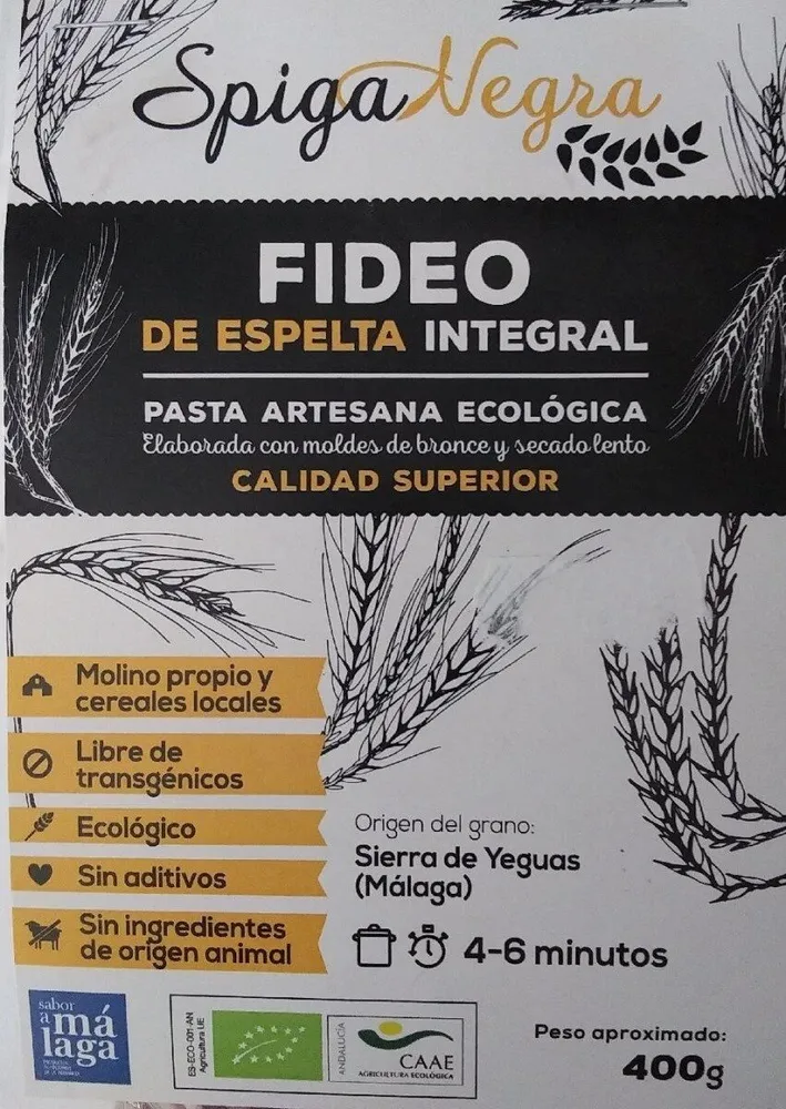 Fideo Espelta Integral