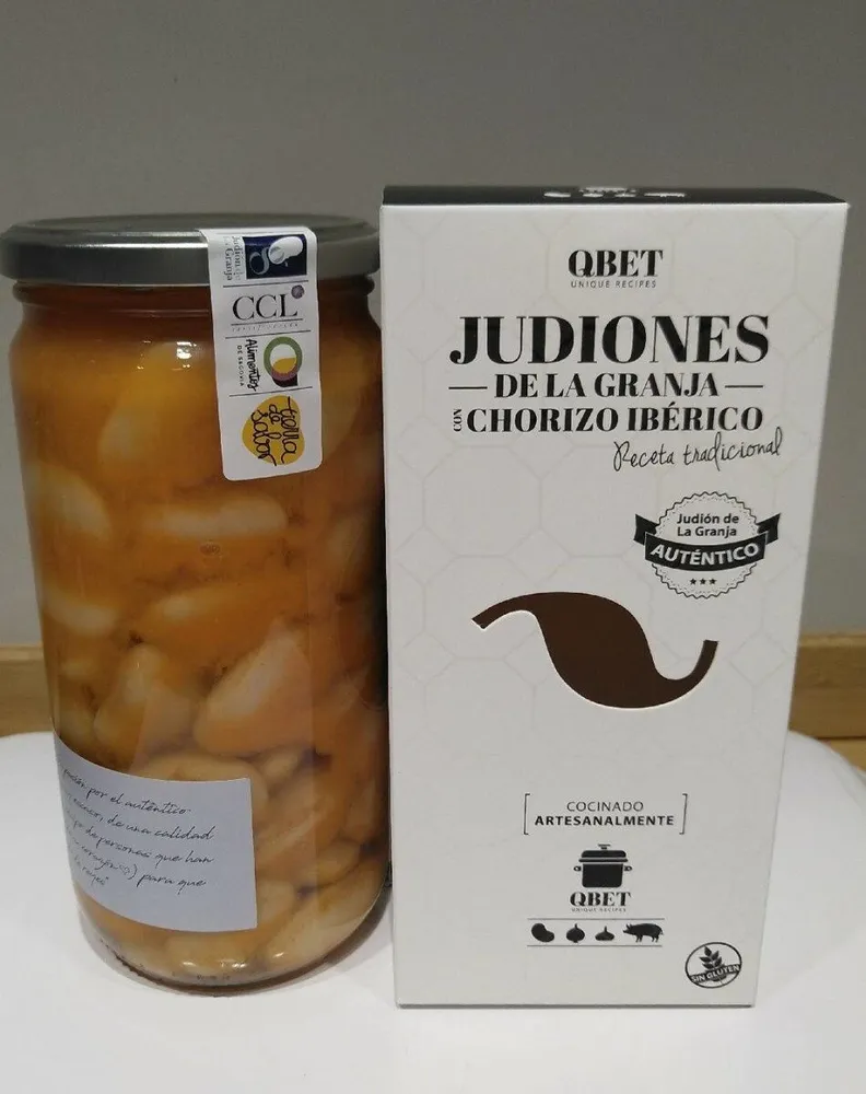 QBET Judiones de La Granja con chorizo iberico
