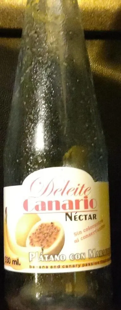 Néctar de plátano y maracuyá