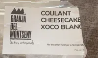 Coulant Cheesecake Xoco Balc