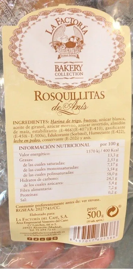 Rosquillas de anís