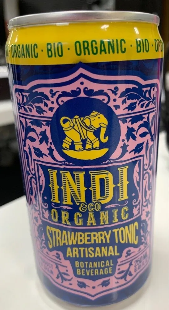 Strawberry tonic artisanal