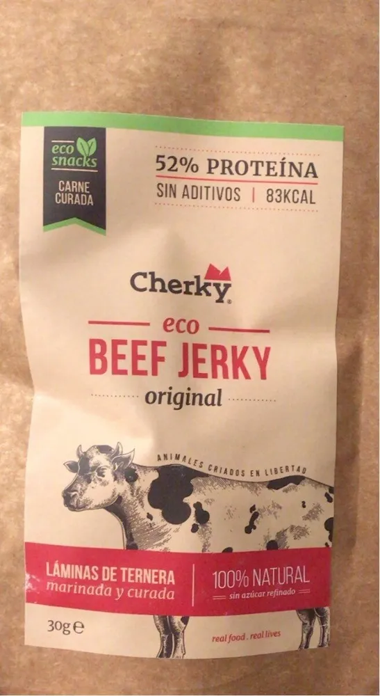 Eco beef jerky